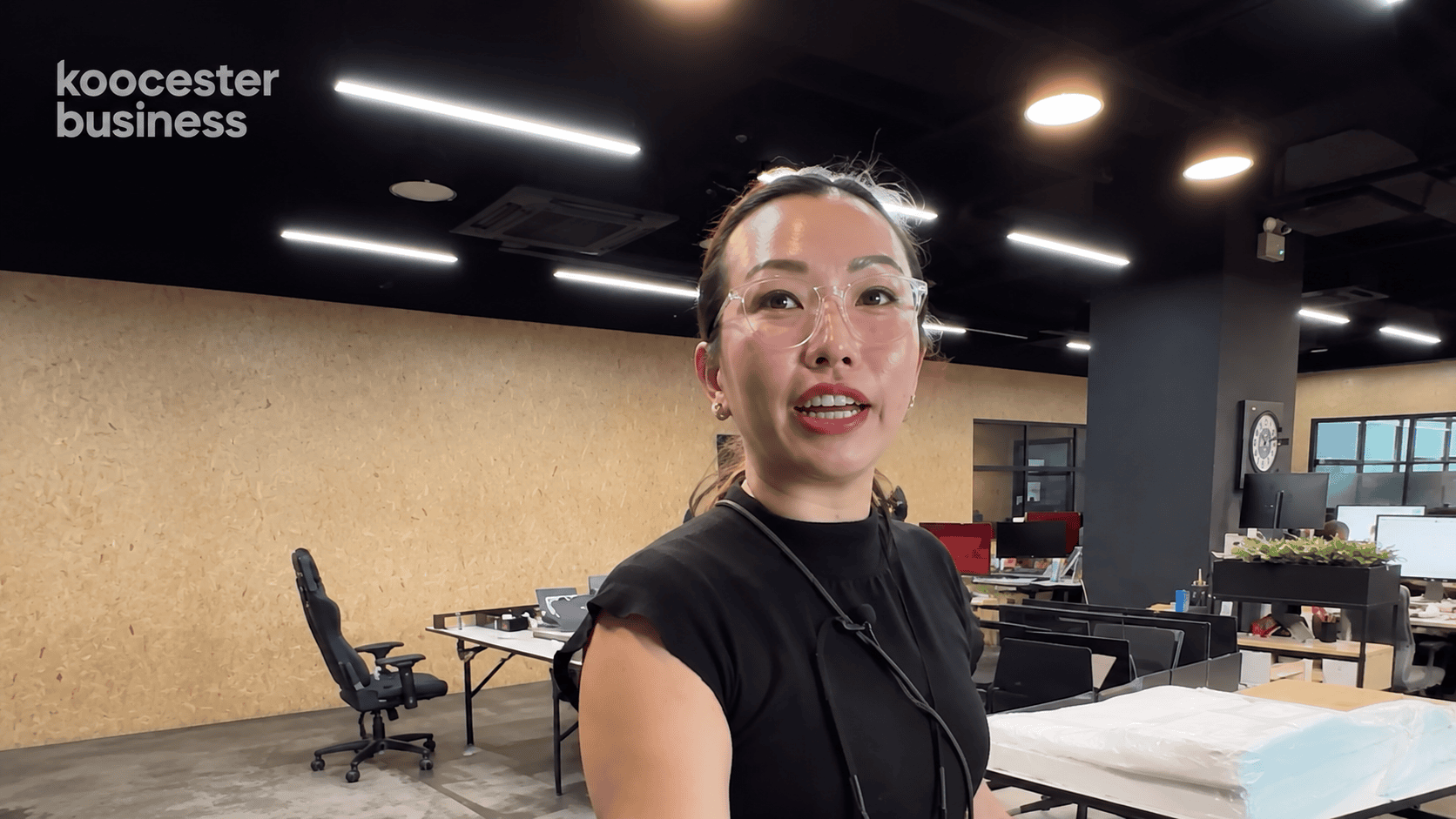 TMR Media founder Jusmin Tan giving Koocester Business an exclusive office tour in Singapore